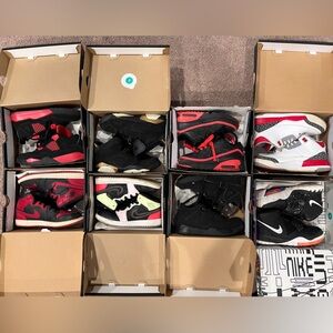 Lot of kids size sneakers